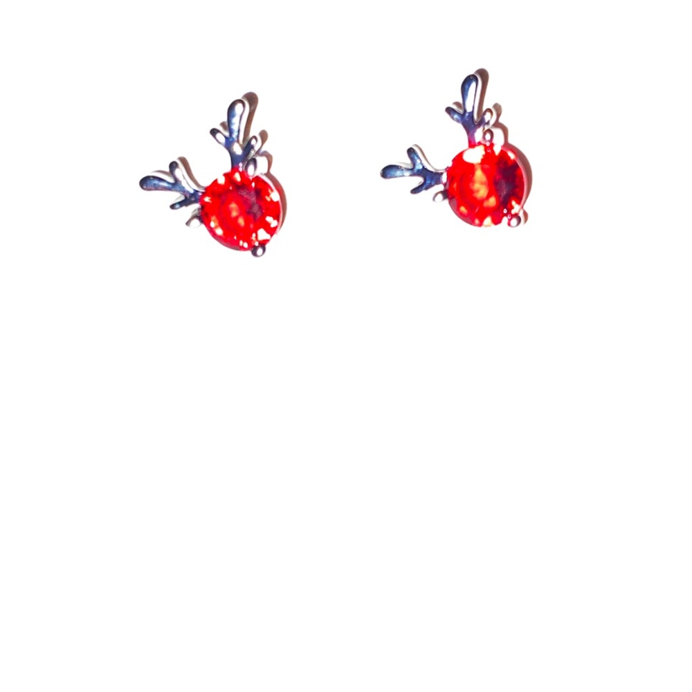 Zircon deer studs